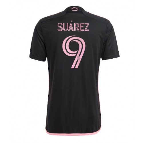 Fotballdrakt Herre Inter Miami Luis Suarez #9 Bortedrakt 2024-25 Kortermet